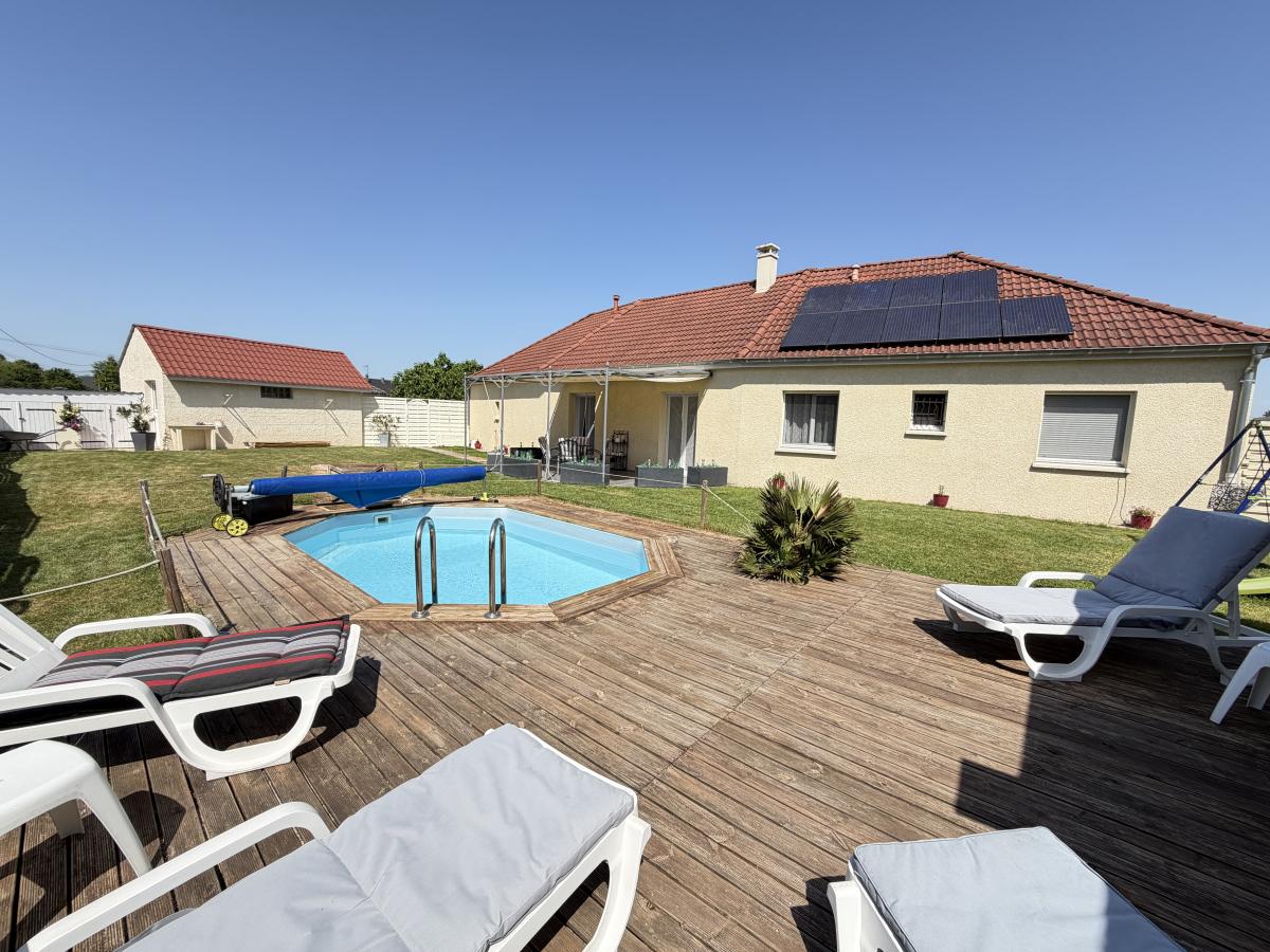maison - 105 m² - Aubigny-en-Plaine